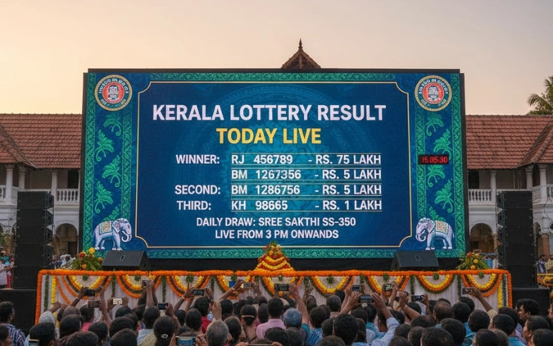 kerala lottery result today live at Satta Matka featured image